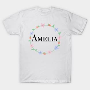 Amelia name design T-Shirt